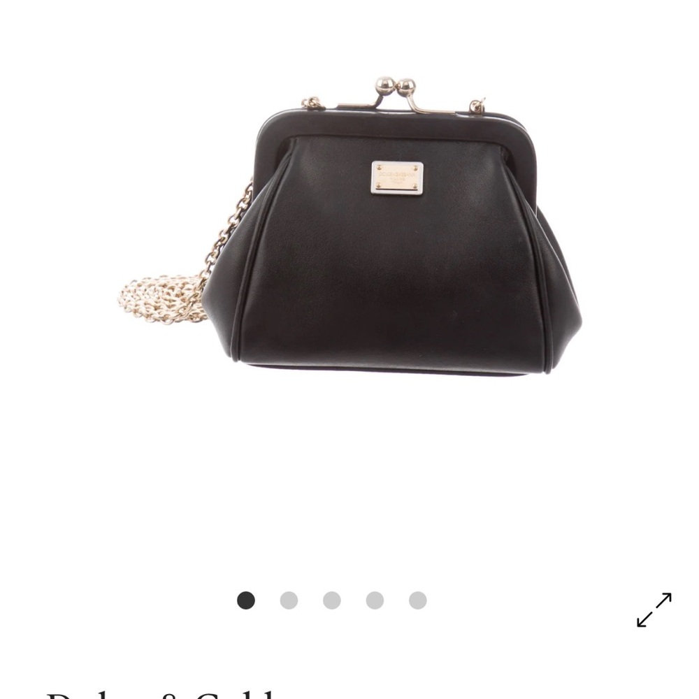 Dolce & Gabbana Black Mini Bag with Chain